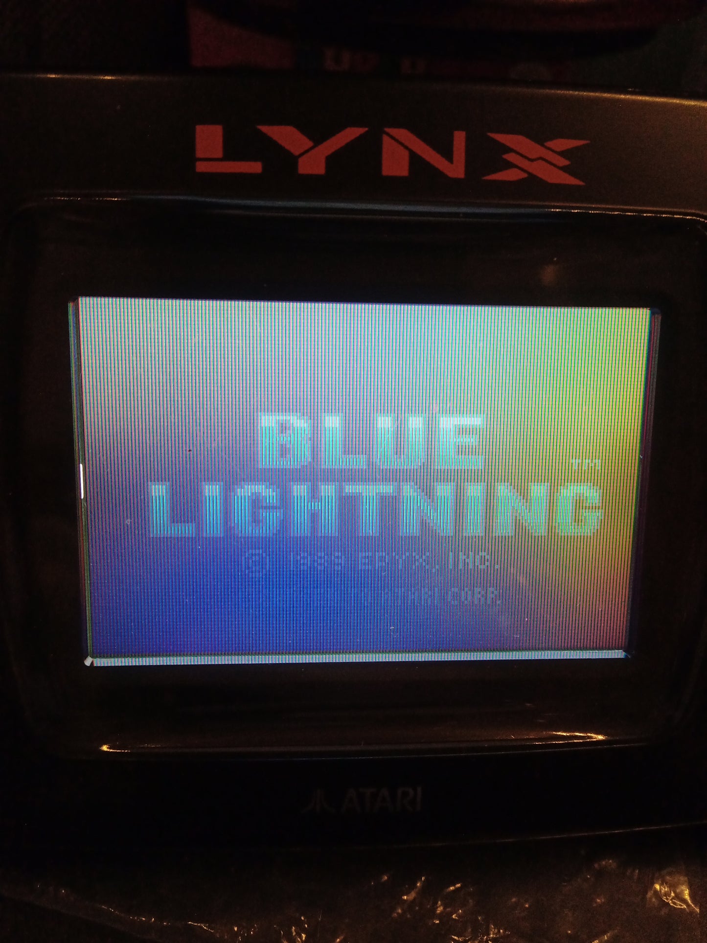 Atari Lynx II + Blue Lightning