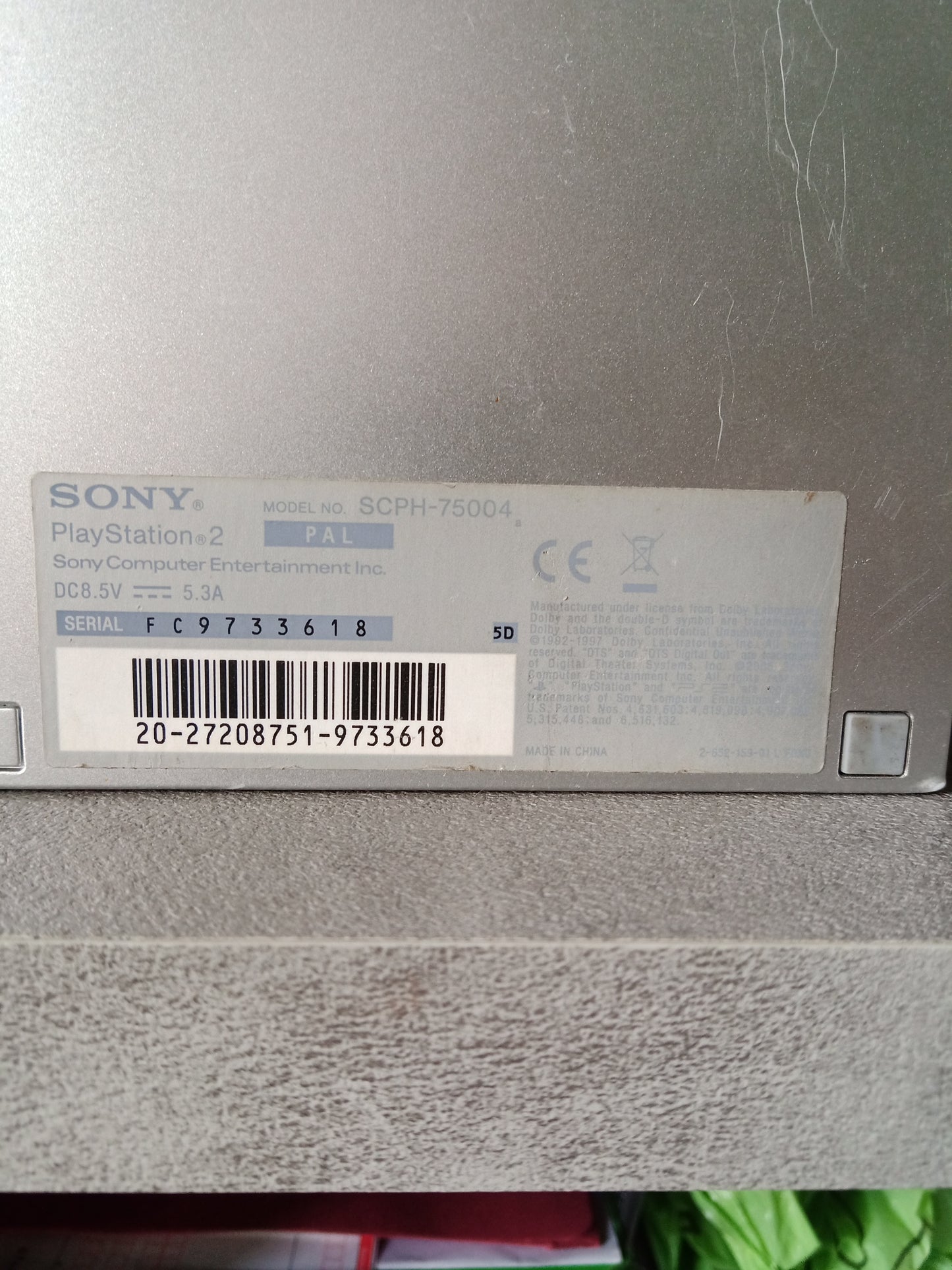 Playstation 2 Slim Silver