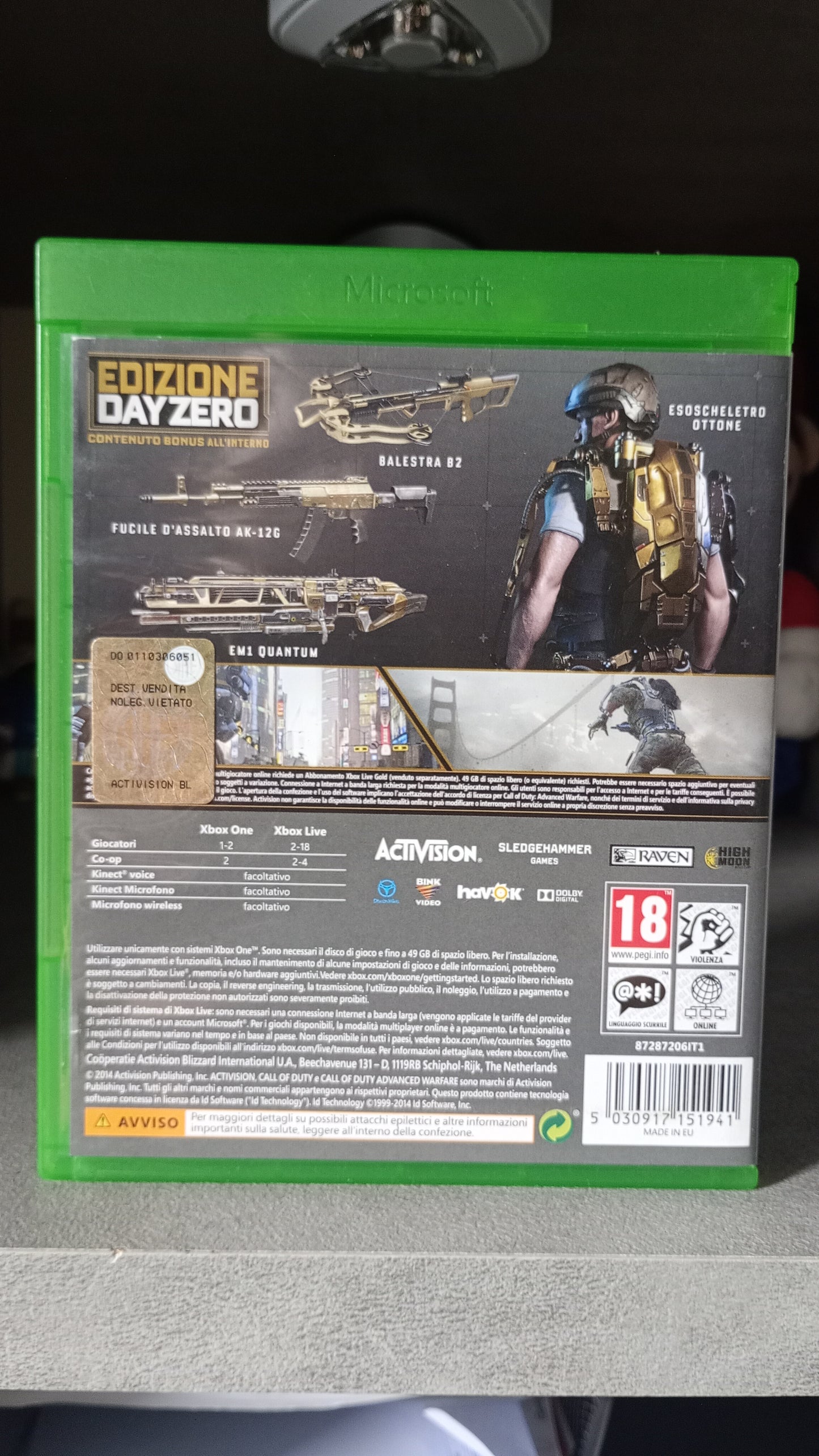 Call Of Duty Advanced Warfare (Ed. Day Zero)