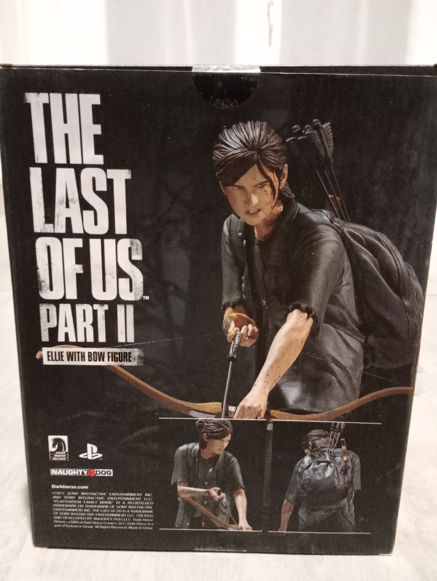 Elle with bow figure: The last of us II