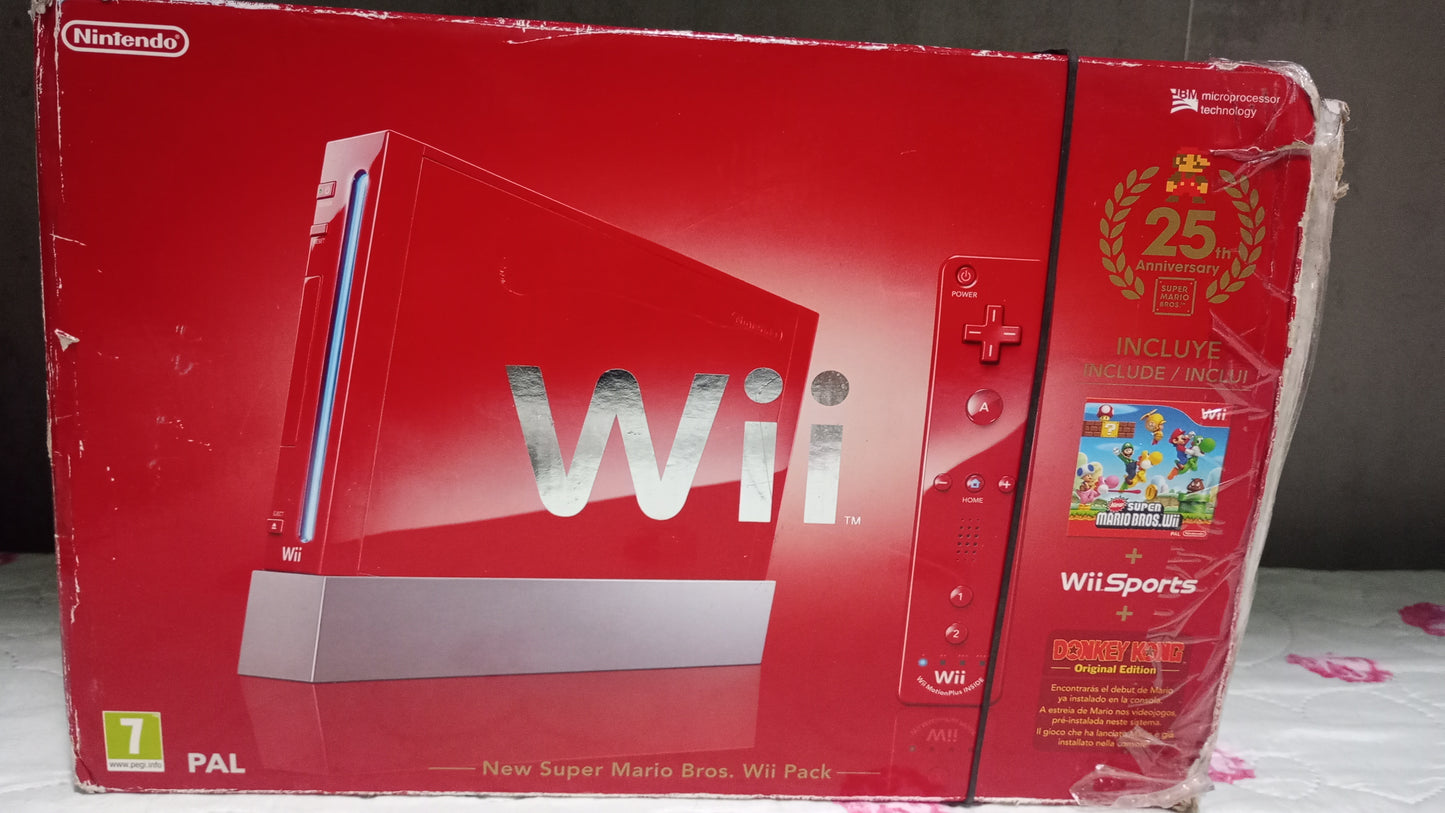 Nintendo Wii rossa (speciale Super Mario 25° anniversario)