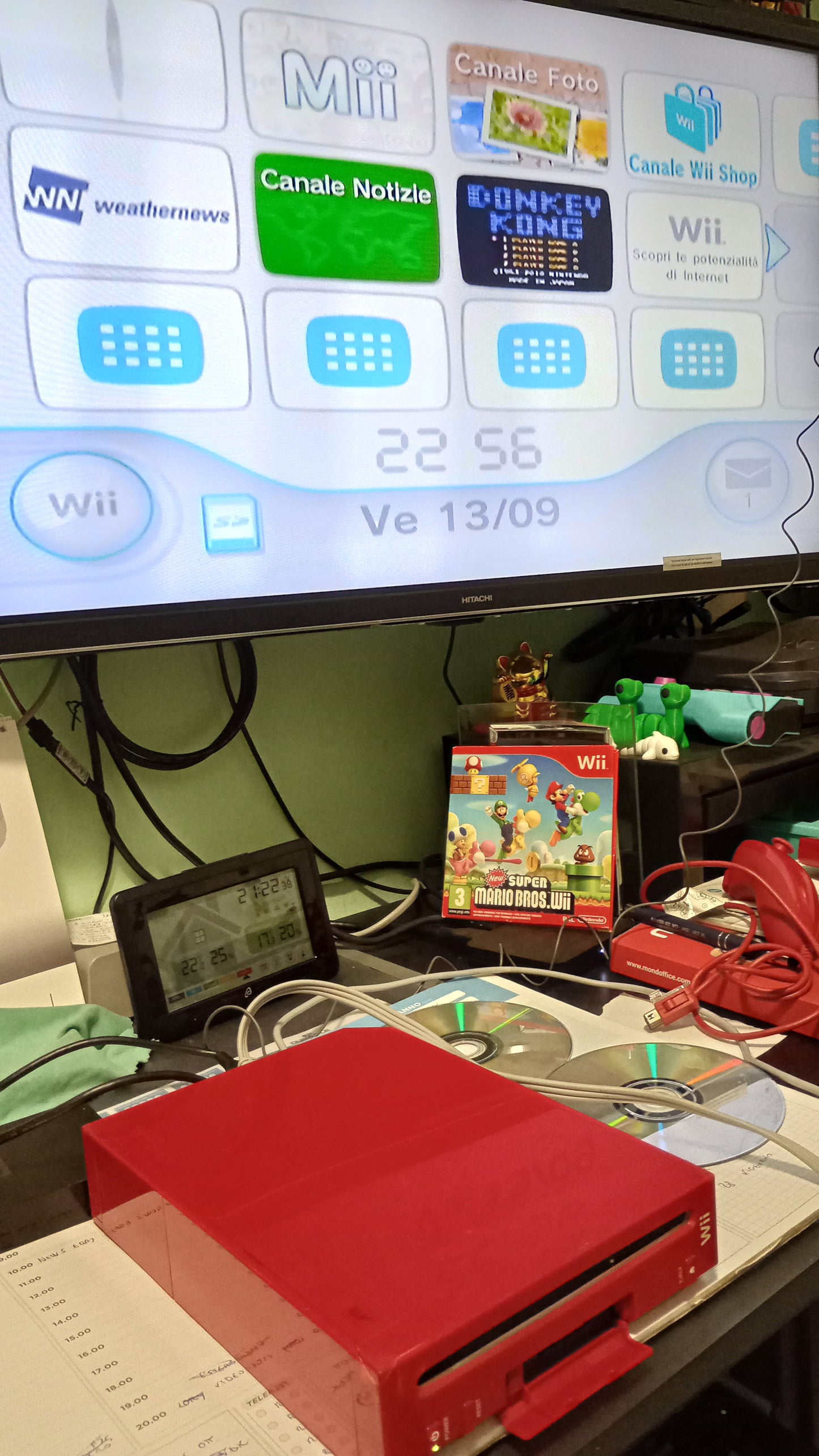 Nintendo Wii rossa (speciale Super Mario 25° anniversario)