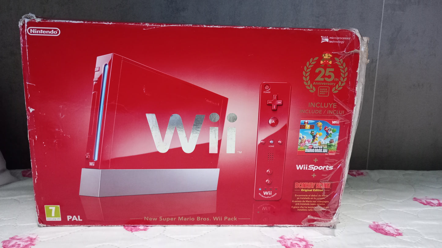 Nintendo Wii rossa (speciale Super Mario 25° anniversario)