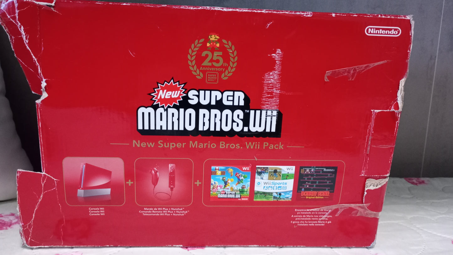 Nintendo Wii rossa (speciale Super Mario 25° anniversario)