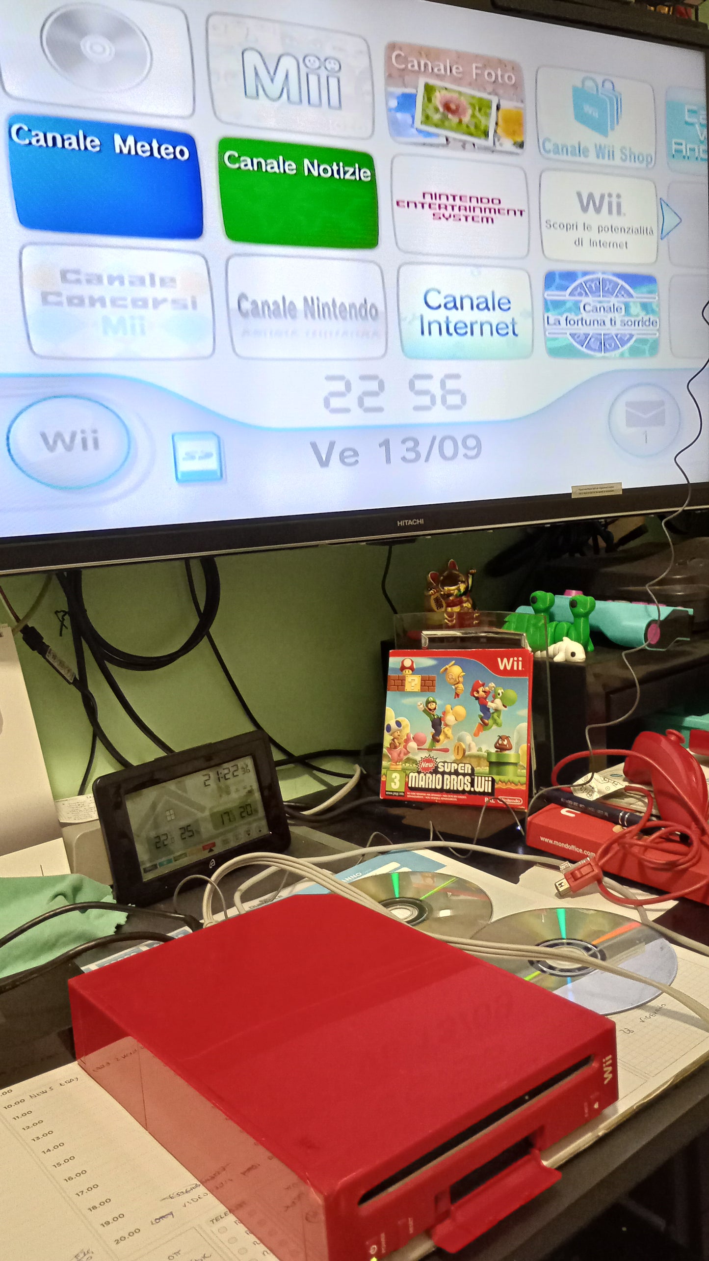 Nintendo Wii rossa (speciale Super Mario 25° anniversario)