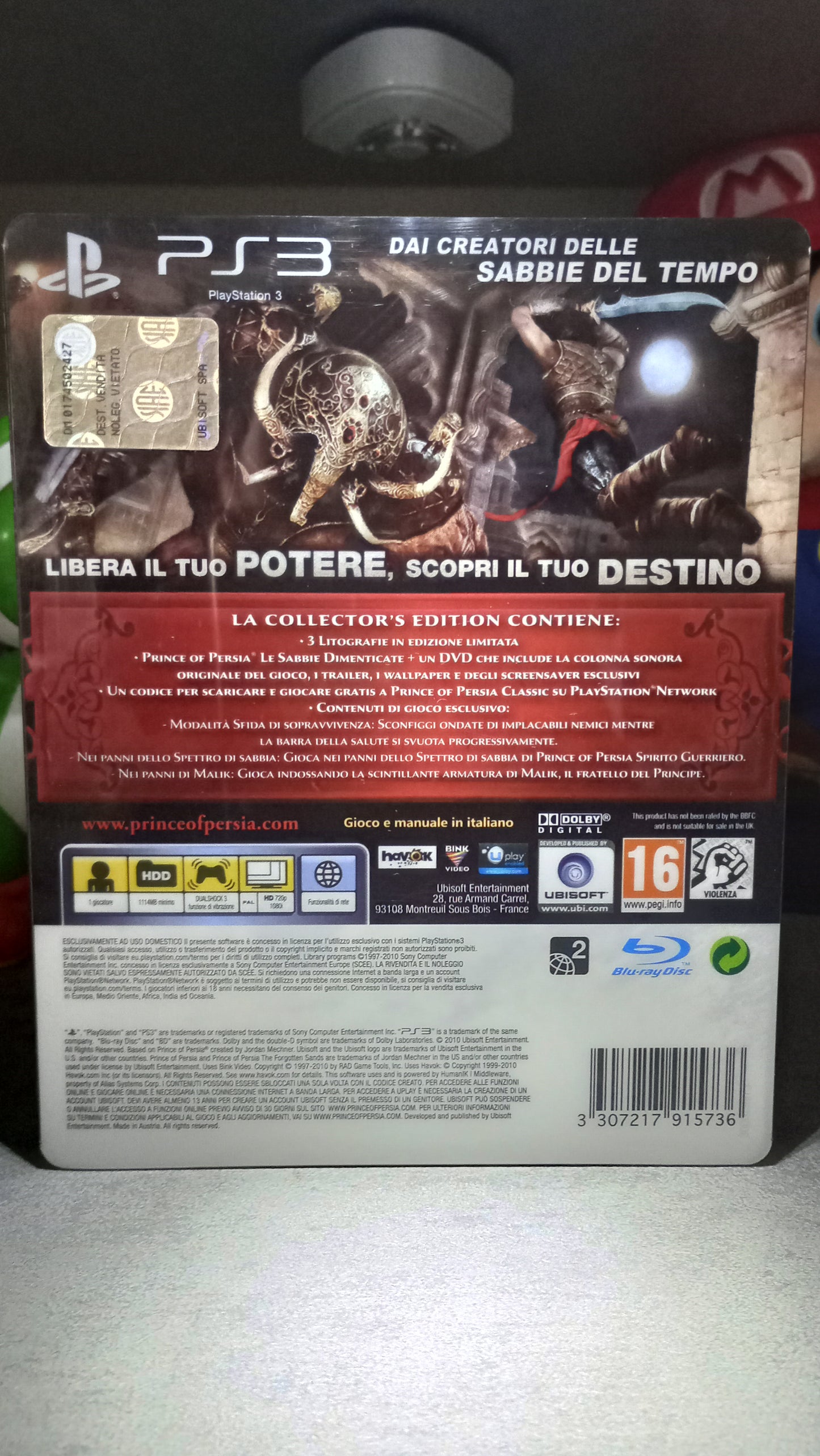 Prince Of Persia e le sabbie dimenticate (steelbook)